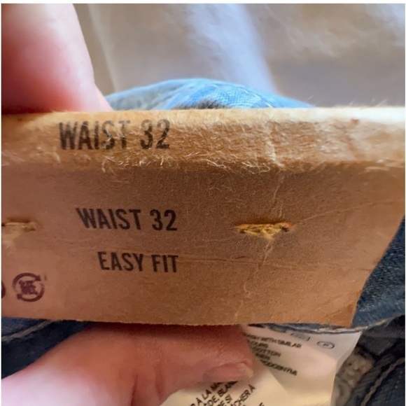 H&M size 12 lightweight LOGG denim. Easy fit. NWT. 68% cotton,32% linen. - Picture 4 of 9